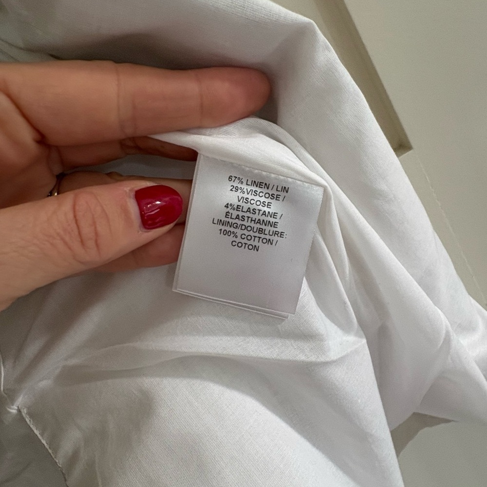 Judith & Charles Ambroise Vest in Linen Twill Sz 2 - Picture 9 of 9